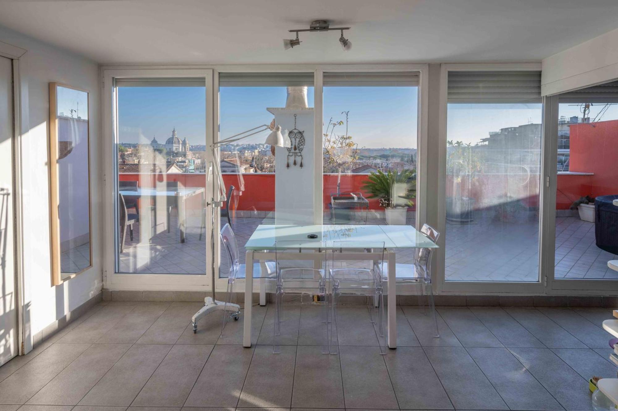 Farnesina Rooftop Terrace Rom Exterior foto